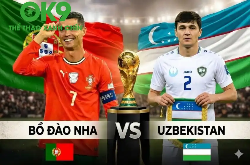 Bồ Đào Nha buộc phải giành chiến thắng trước Uzbekistan