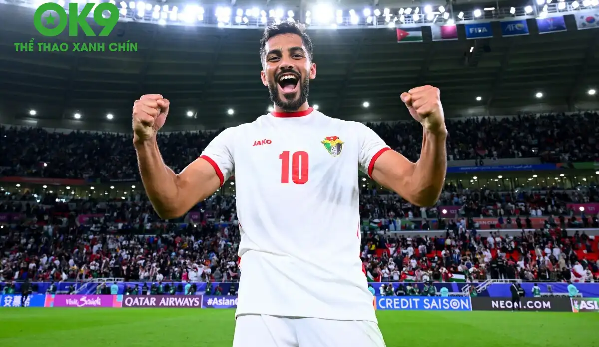 Mousa Al-Tamari tiếp tục là niềm hy vọng lớn nhất trên hàng công Jordan